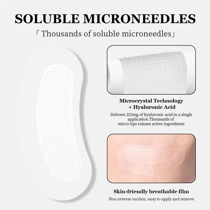 DISSOLVING MICRONEEDLE EYE PATCHES high quality